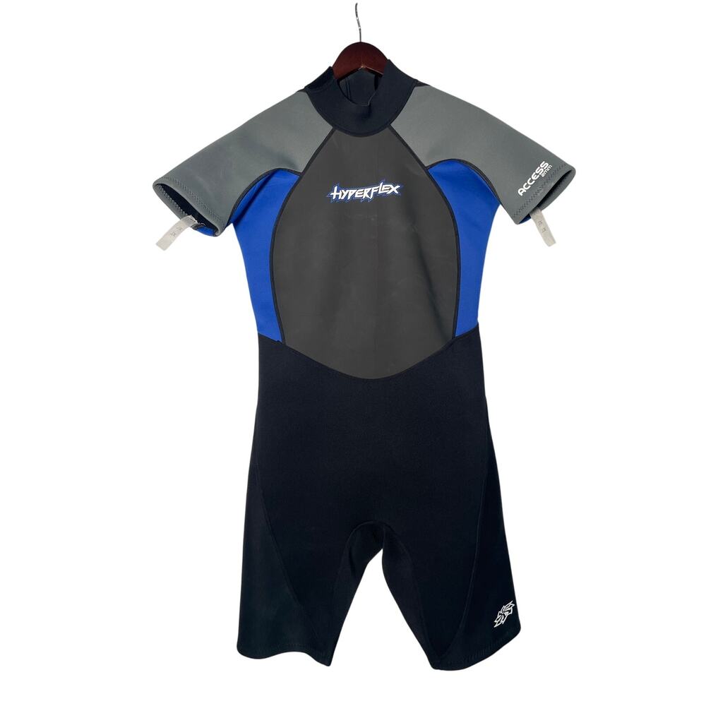 Hyperflex Wetsuit Men's XL Spring Suit Shorty Full Zip Skiing Surfing Wakeboard